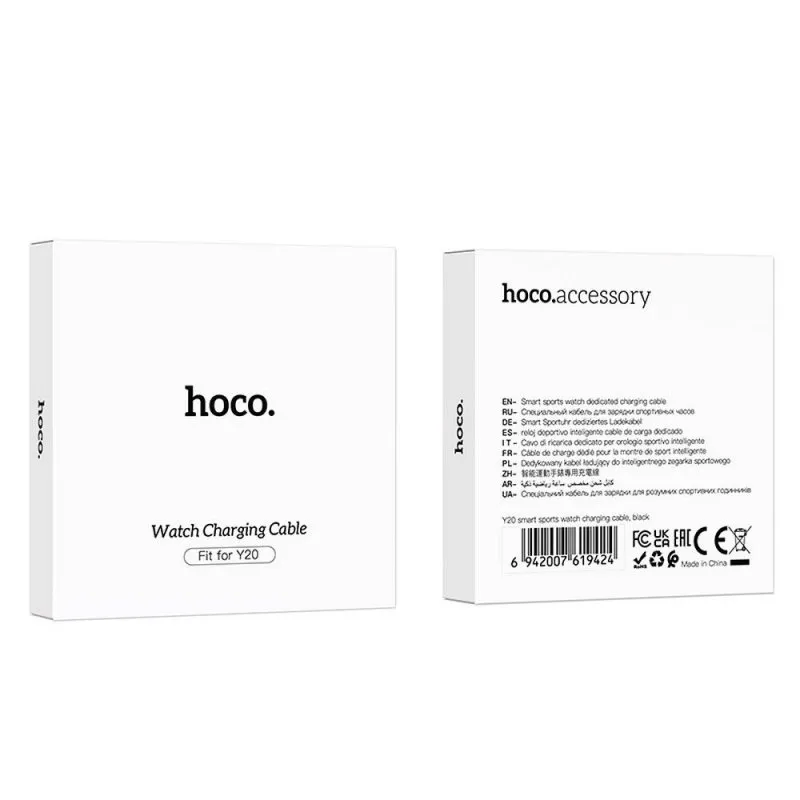 Kabal za punjenje sata (punjac za sat) Hoco. Y20 crni