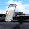 Auto drzac Hoco. HW8 (za kontrolnu tablu) sa bezicnim punjenjem 15W crni