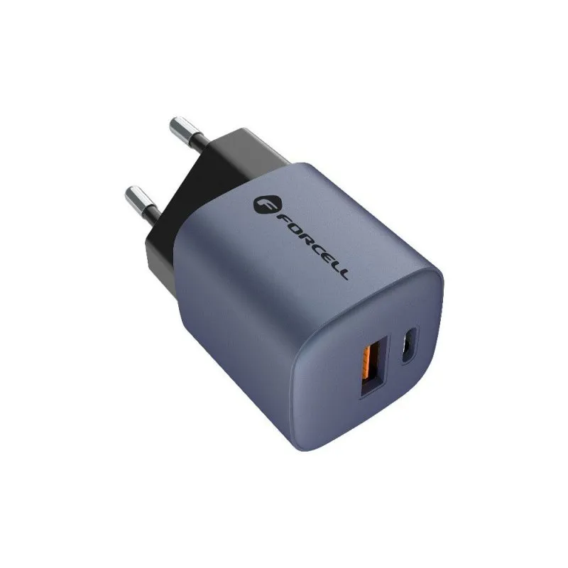 Kucni punjac (adapter) FORCELL F-Energy GAN USB-A I USB-C port  3A 33W PD VT-31 Quick Charge 4.0