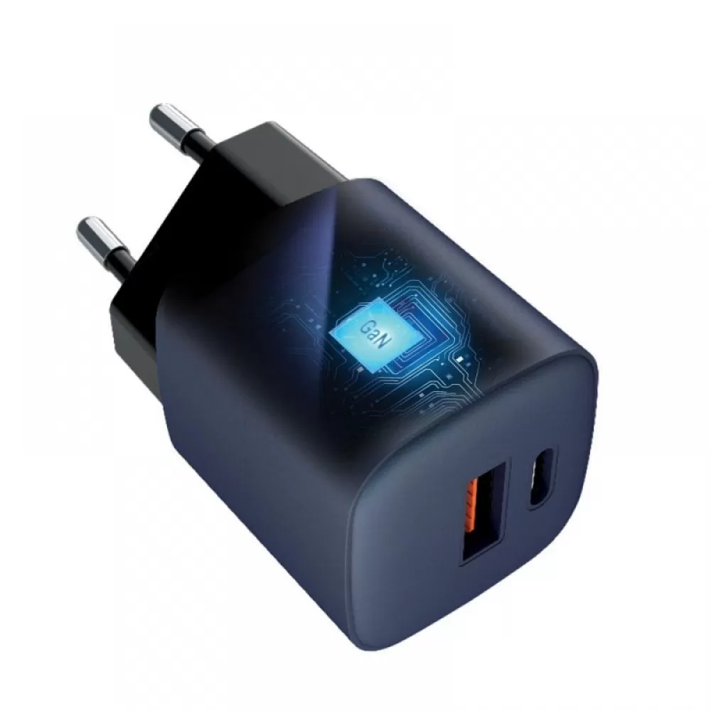 Kucni punjac (adapter) FORCELL F-Energy GAN USB-A I USB-C port  3A 33W PD Quick Charge 4.0