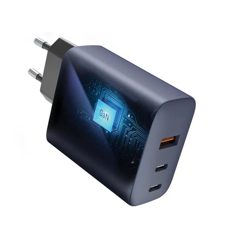 Kucni punjac (adapter) FORCELL F-Energy VT-42B GAN 2x USB C 1x USB A port 4A 65W PD Quick Charge 4.0