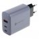 Kucni punjac (adapter) FORCELL F-Energy GAN 2x USB C 1x USB A port 4A 65W PD Quick Charge 4.0