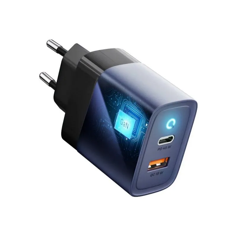 Kucni punjac (adapter) FORCELL F-Energy GAN USB-C i USB-A port VT-39 4A 45W PD Quick Charge 4.0 