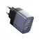 Kucni punjac (adapter) FORCELL F-Energy GAN USB-C i USB-A port  4A 45W PD Quick Charge 4.0 