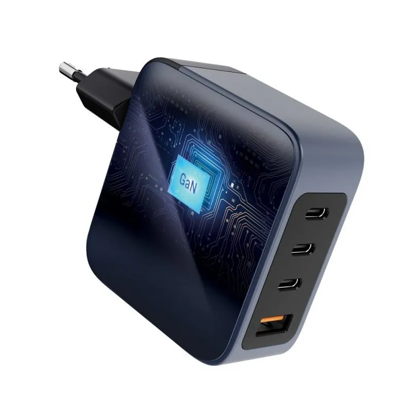Kucni punjac FORCELL F-Energy GAN sa VT-46 3x USB-C i USB-A port 100W sa PD i Quick Charge 4.0