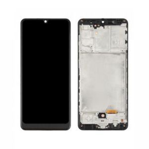 LCD + touchscreen + frame za Samsung A315 Galaxy A31 crni OLED X-Cell original