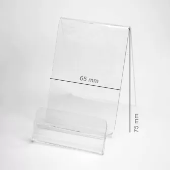 Plexi Vertical stalak (smartphone - 65mm)