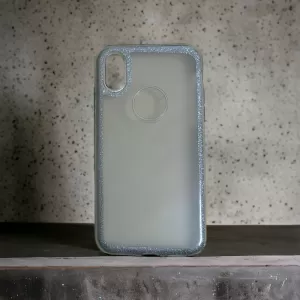 Futrola Shiney za iPhone X srebrna