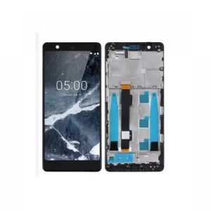 LCD + touchscreen + frame za Nokia 5.1 crni FULL ORG EU SH