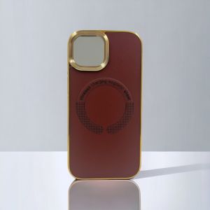Futrola DESIRE MAGSAFE za iPhone 15 Pro (6.1) braon