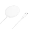 Bezicni punjac Hoco. CW52 MagSafe 15W Enjoy beli