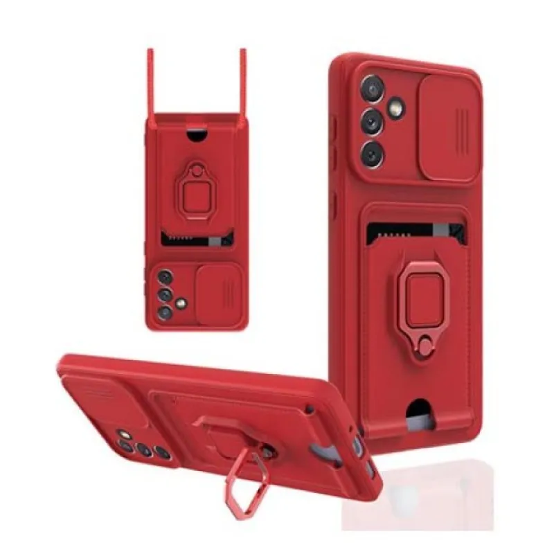 Futrola ZUMA PROTECT sa pertlom za Samsung A255 Galaxy A25 crvena