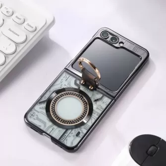 Futrola PVC CIRKON CIRCLE za Samsung Galaxy Z Flip 5 crna