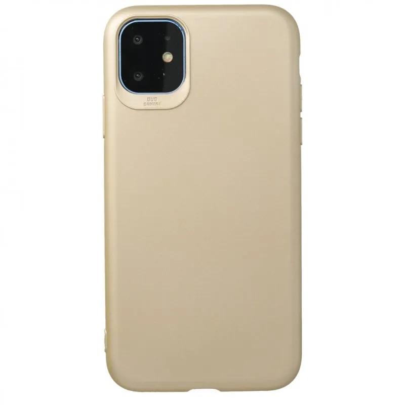 Silikonska futrola ultra tanka SOFT za Samsung A356 Galaxy A35 5G titanium zlatna