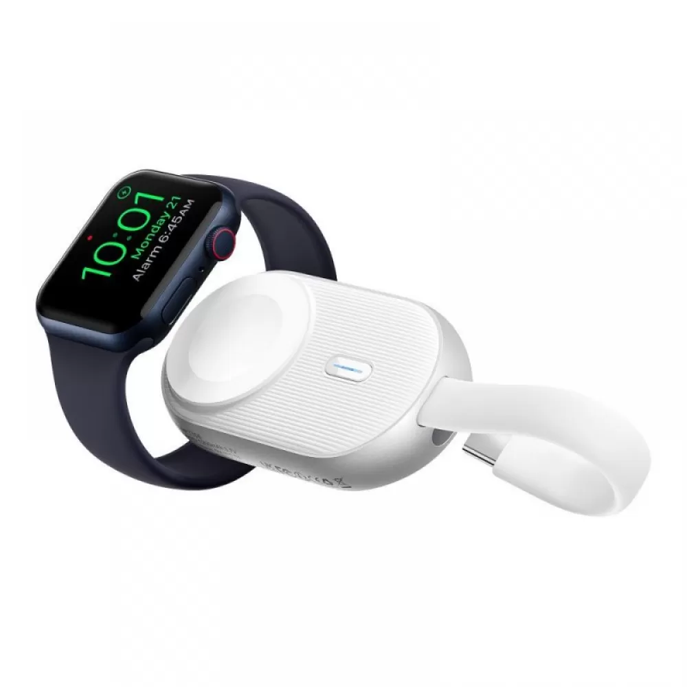 FORCELL Power Bank F-Energy Mini Power sa bezicni punjenjem sa Apple Watch 1200mAh beli