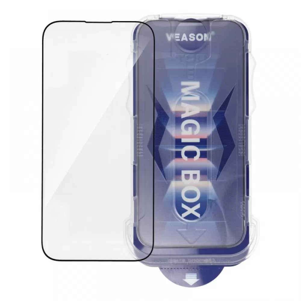 Zastitno staklo 6D Pro VEASON Easy-Install za iPhone XS Max (6.5)