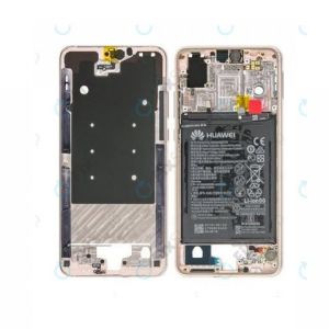 Srednji frejm + baterija za Huawei P20 roze FULL ORIGINAL EU
