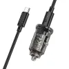 Auto punjac Hoco. Z53 Type C + kabal Type C na Type C PD QC3.0 30W crni
