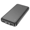 Power Bank Hoco. J118 10000 mAh with cables Type C + Lightning 2A crni