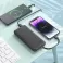 Power Bank Hoco. J118 10000 mAh with cables Type C + Lightning 2A crni
