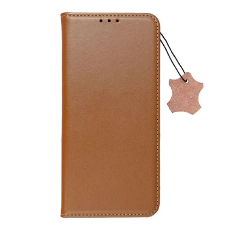 Futrola flip LEATHER CASE SMART PRO za Samsung A556 Galaxy A55 5G braon