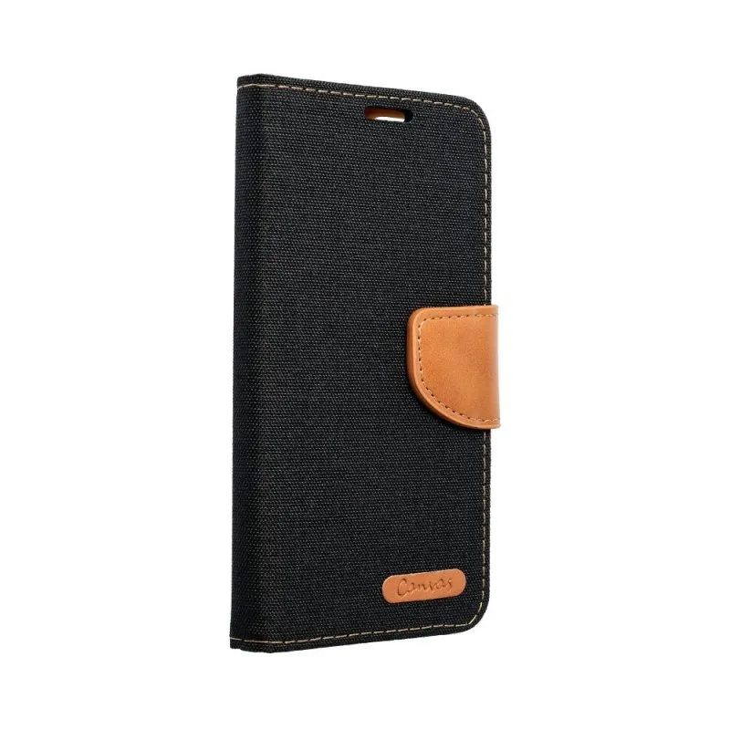 Futrola flip BI FOLD MERCURY Canvas (canvas book) za Xiaomi Redmi Note 13 Pro 4G crna