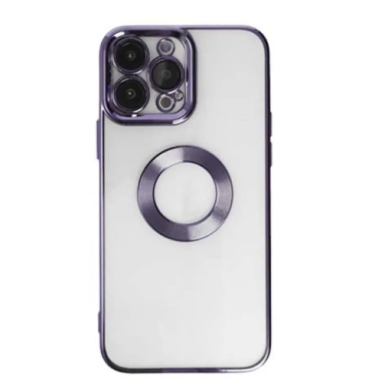 Futrola CIRCLE METALIK za iPhone 12 Pro (6.1) ljubicasta