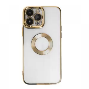 Futrola CIRCLE METALIK za iPhone 15 Pro (6.1) zlatna