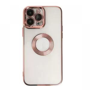 Futrola CIRCLE METALIK za iPhone 15 Pro Max (6.7) roze