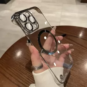 Futrola UMPER MAGSAFE za iPhone 15 (6.1) srebrna