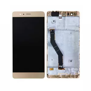 LCD + touchscreen + frame + baterija za Huawei P9 Lite 2016 gold (service pack) FULL ORIGINAL EU