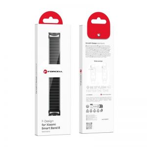 Forcell narukvica za sat F-D za XESIGN FX8iaomi Mi Band 8 crna