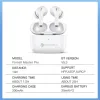 Bluetooth slusalice FORCELL F-AUDIO TWS MASTER PRO bele