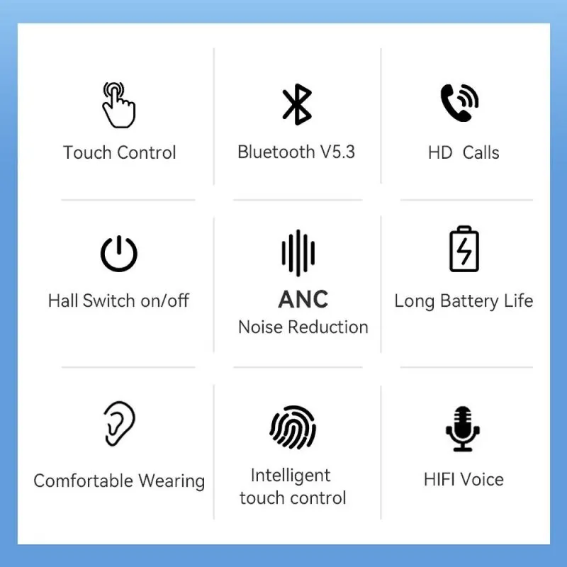 Bluetooth slusalice FORCELL F-AUDIO TWS MASTER PRO bele