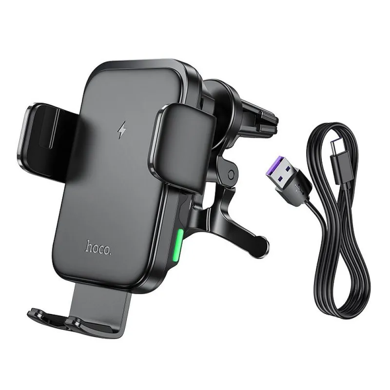 Auto drzac Hoco. HW10 magsafe (air vent) 15W crni