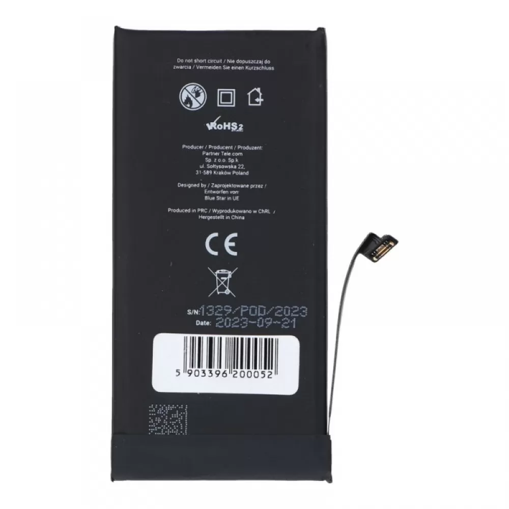 ﻿Baterija BLUE STAR za iPhone 13 Mini 2406 mAh