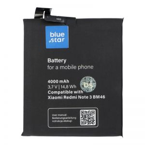 ﻿Baterija BLUE STAR za Xiaomi Redmi Note 3 (BM46) 4000 mAh