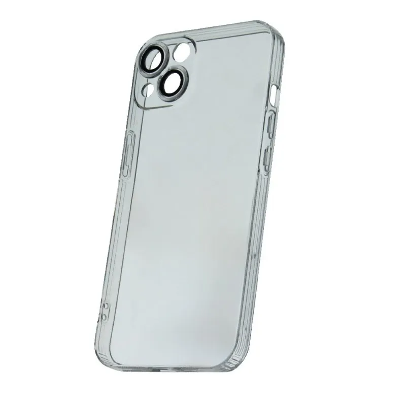Futrola SLIM COLOR (sa zastitom za kameru) za iPhone 15 Pro Max (6.7) providna