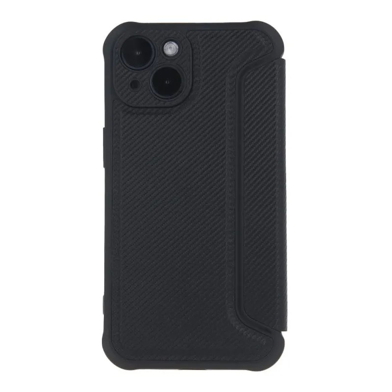 Futrola flip RAZOR BOOK (Smart Carbon case) za Samsung A256 Galaxy A25 5G crna