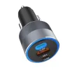 Auto punjac FORCELL F-ENERGY aluminijumski punjac  2 x Type C + USB A PD QC4.0 SFC 2.0 3A 85W