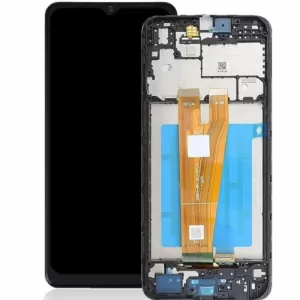 LCD + touchscreen + frame za Samsung A055 Galaxy A05 zuti flet rev 0.1 GH81-24189A FULL ORIGINAL EU (service pack) 