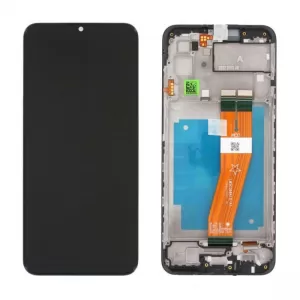 LCD + touchscreen + frame za Samsung A035 Galaxy A03 crni GH81-21626A crni flet (service pack) FULL ORIGINAL EU