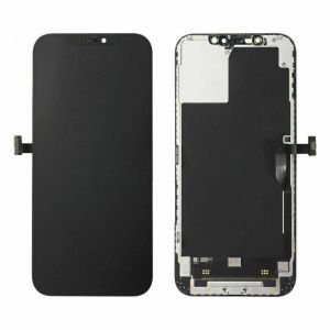 Lcd + touchscreen + frame za iPhone 12 Pro Max crni FULL ORIGINAL EU (service pack)