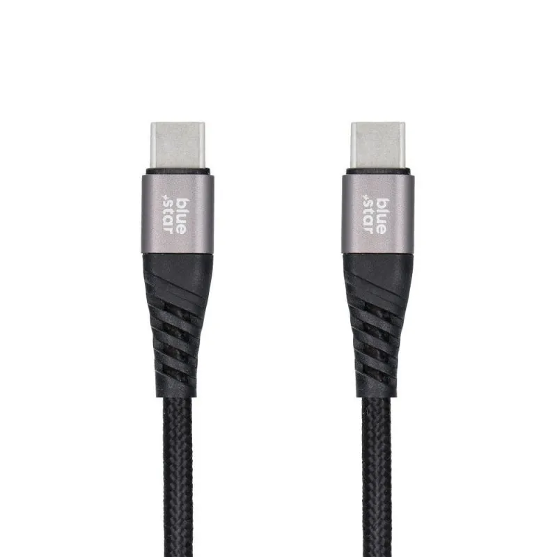 Kabal BLUE STAR Type c na Type c PD QC 4.0 3A 60W DC-003 1.2m crni