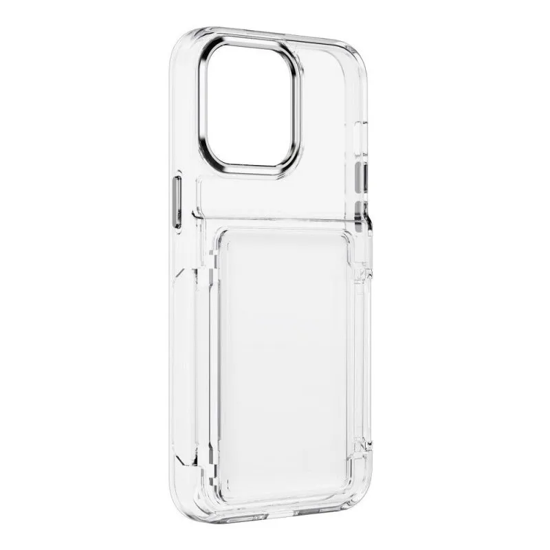 Futrola FORCELL F-PROTECT sa dzepicem za iPhone 15 Pro providna