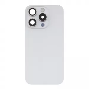 Poklopac baterije sa staklom kamere i NFC za iPhone 15 Pro Max  sivi ORG
