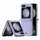 Futrola DUX DUCIS BRIL LEATHER za Samsung Galaxy Z Flip 6 5G ljubicasta