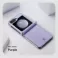 Futrola DUX DUCIS BRIL LEATHER za Samsung Galaxy Z Flip 6 5G ljubicasta