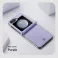 Futrola DUX DUCIS BRIL LEATHER za Samsung Galaxy Z Flip 6 5G /  Z Flip 7 FE ljubicasta