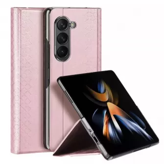 Futrola DUX DUCIS BRIL LEATHER za Samsung Galaxy Z Fold 6 5G roze